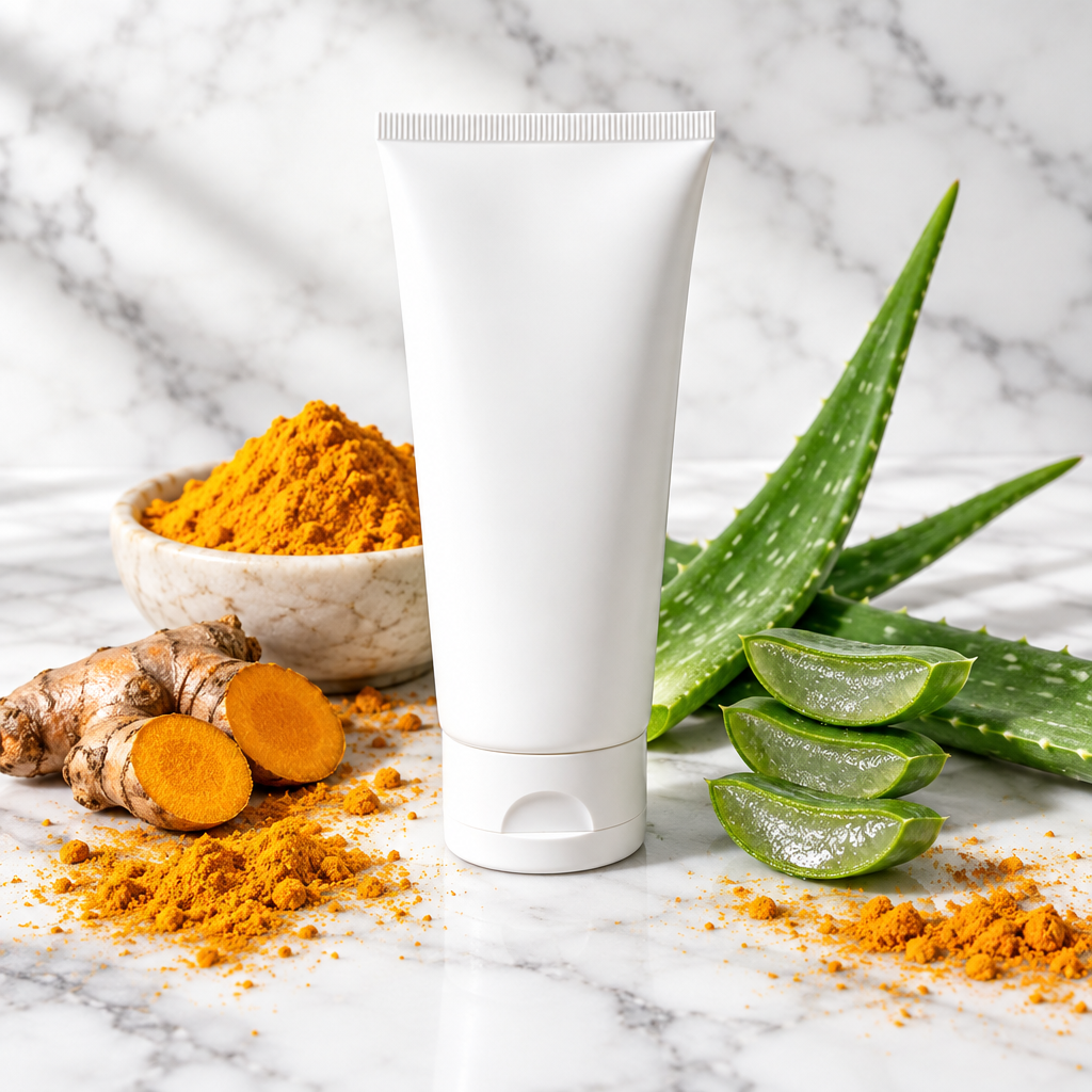 Masque Argile Curcuma – Visuel TikTok